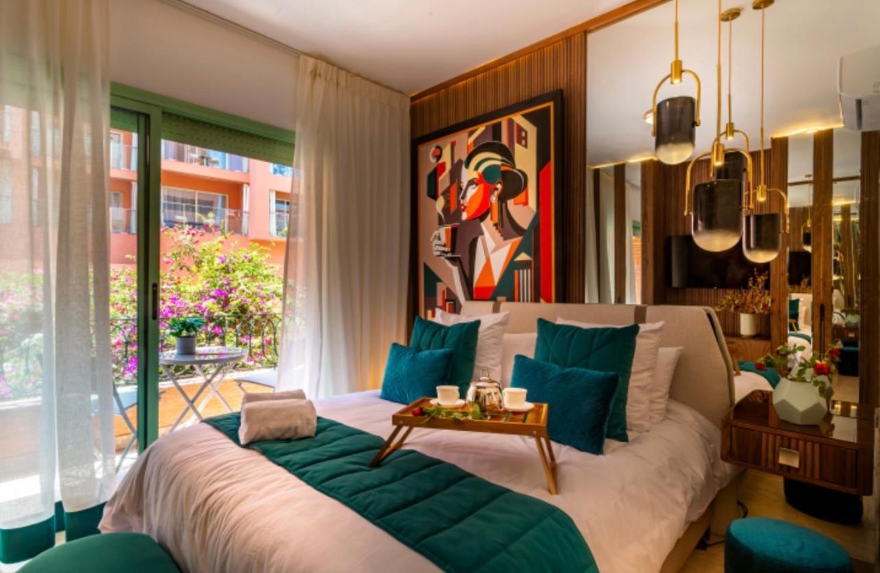 מרקש Logement De Luxe Avec Piscine, Hivernage מראה חיצוני תמונה